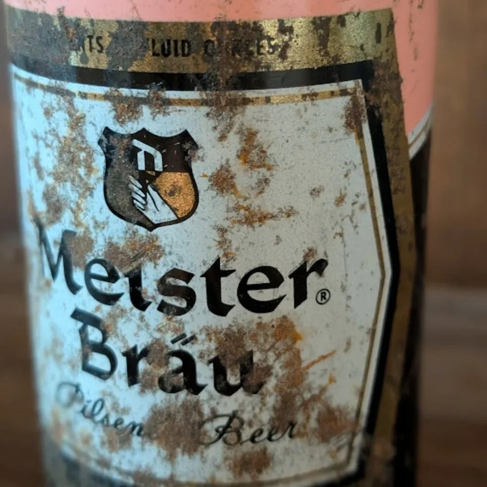 Vintage Meister Brau Beer Can 1956 Heavily Rusted - Picture 3 of 11